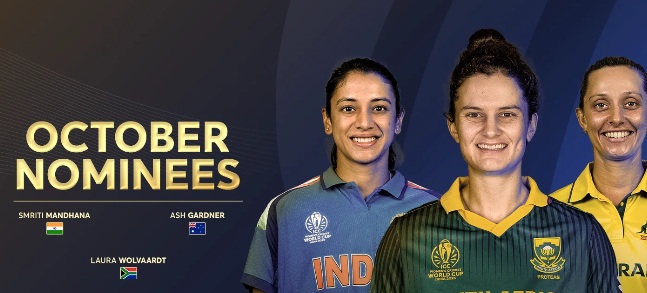 ICC Player of the Month nominees for October revealed