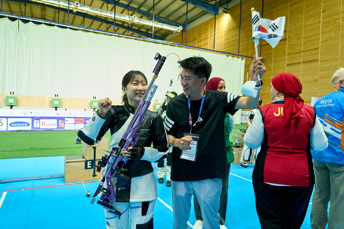 Ban ends Wang's 10m air rifle undefeated streak at 2025 ISSF World Championship Rifle/Pistol