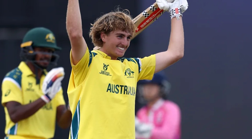 Malajczuk hits fastest ton in ICC U19 Men’s Cricket World Cup history as Australia win