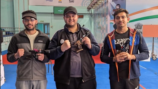 Tilottama and Niraj win 50m 3 Positions, Rajkanwar Singh tops 25m Rapid Fire Pistol