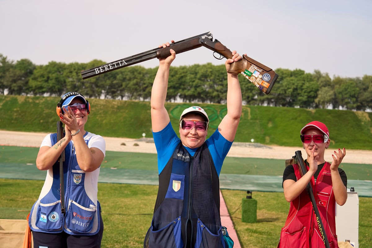Stanco wins again in Doha for women's trap gold at 2025 ISSF World Cup Final