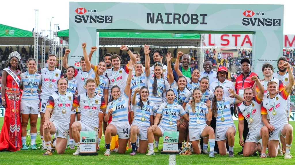 Argentina and Germany take the lead in HSBC SVNS 2 race with Nairobi wins