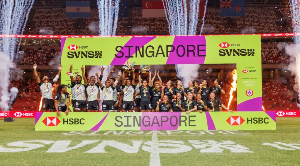 Fiji and New Zealand claim Singapore titles - HSBC SVNS