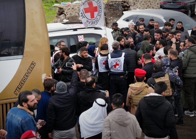Syrian authorities begin detainee swap in Sweida under Red Cross supervision