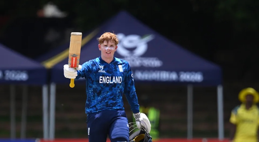 Rew century leads England into ICC U19 Men’s Cricket World Cup final