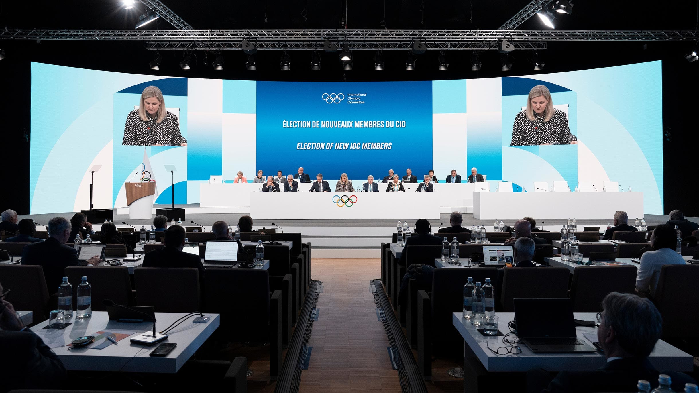IOC Session re-elects a Vice-President, and elects three Executive Board members and a new IOC Member