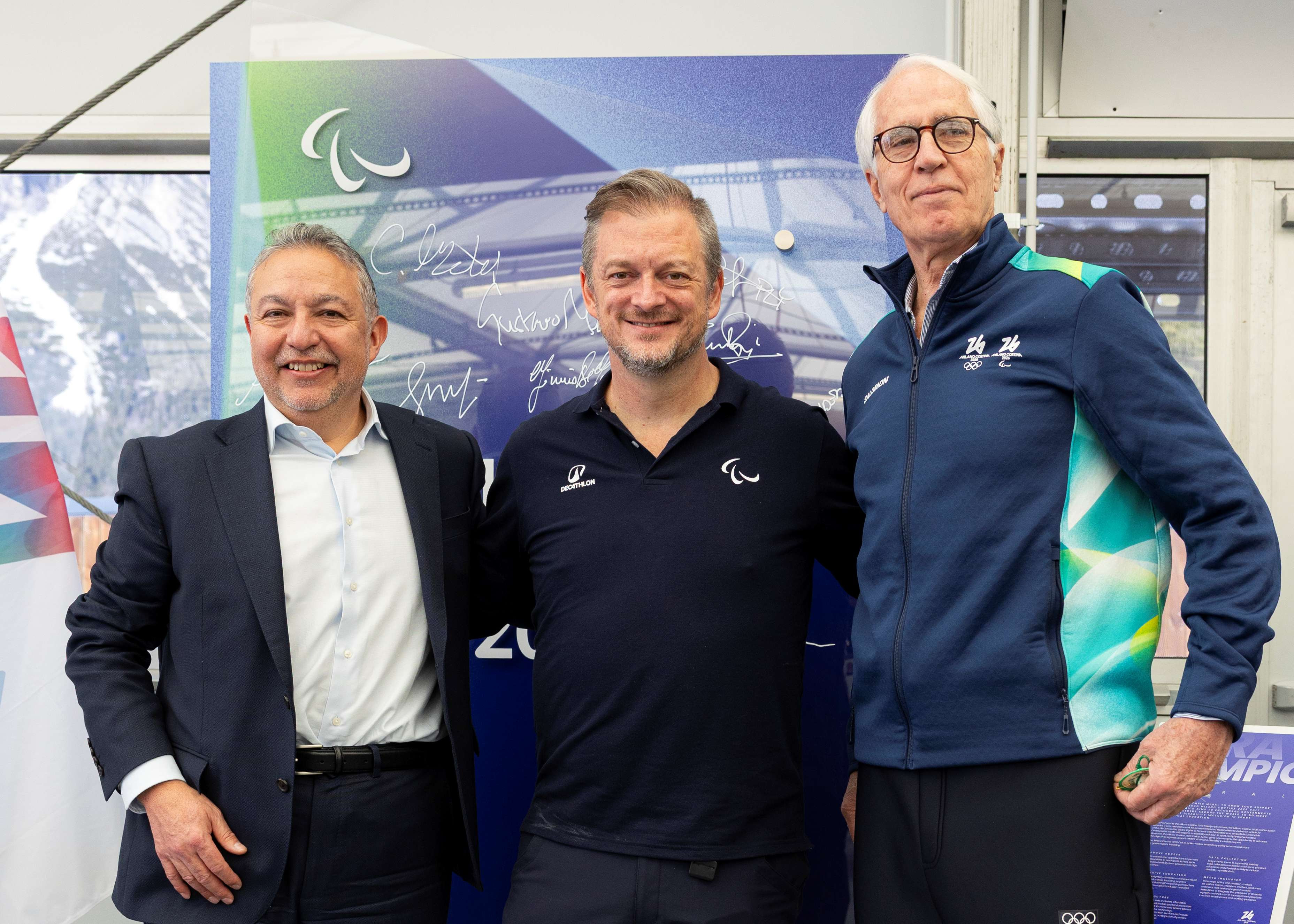 Paralympic mural unveiled on the eve of the Milano Cortina games