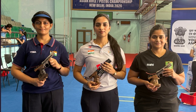 Arshdeep Kaur wins 25m Pistol T3 finals