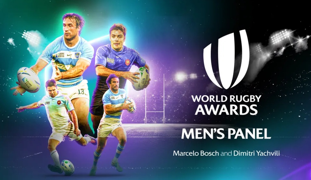 Dimitri Yachvili and Marcelo Bosch join the prestigious men’s panel for World Rugby Awards