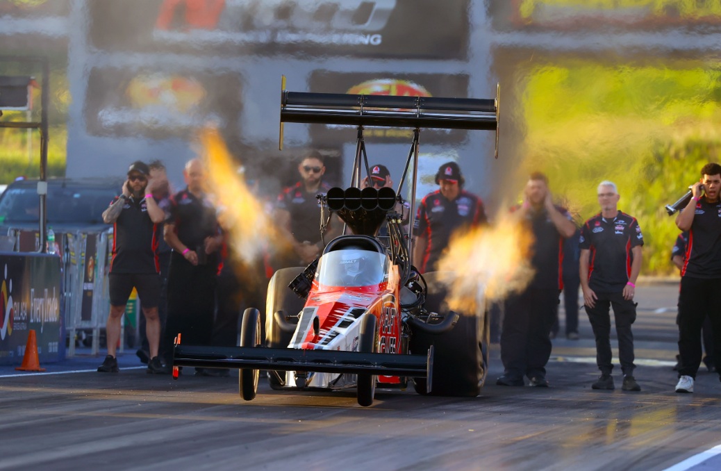 When 11,000HP goes Airbone: Damien Harris' EPIC save is the talk of the town following an EPIC Gulf Western Oil NITRO Champs