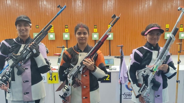 Himanshu, Deeksha and Suraj posts wins in Rifle/Pistol trials