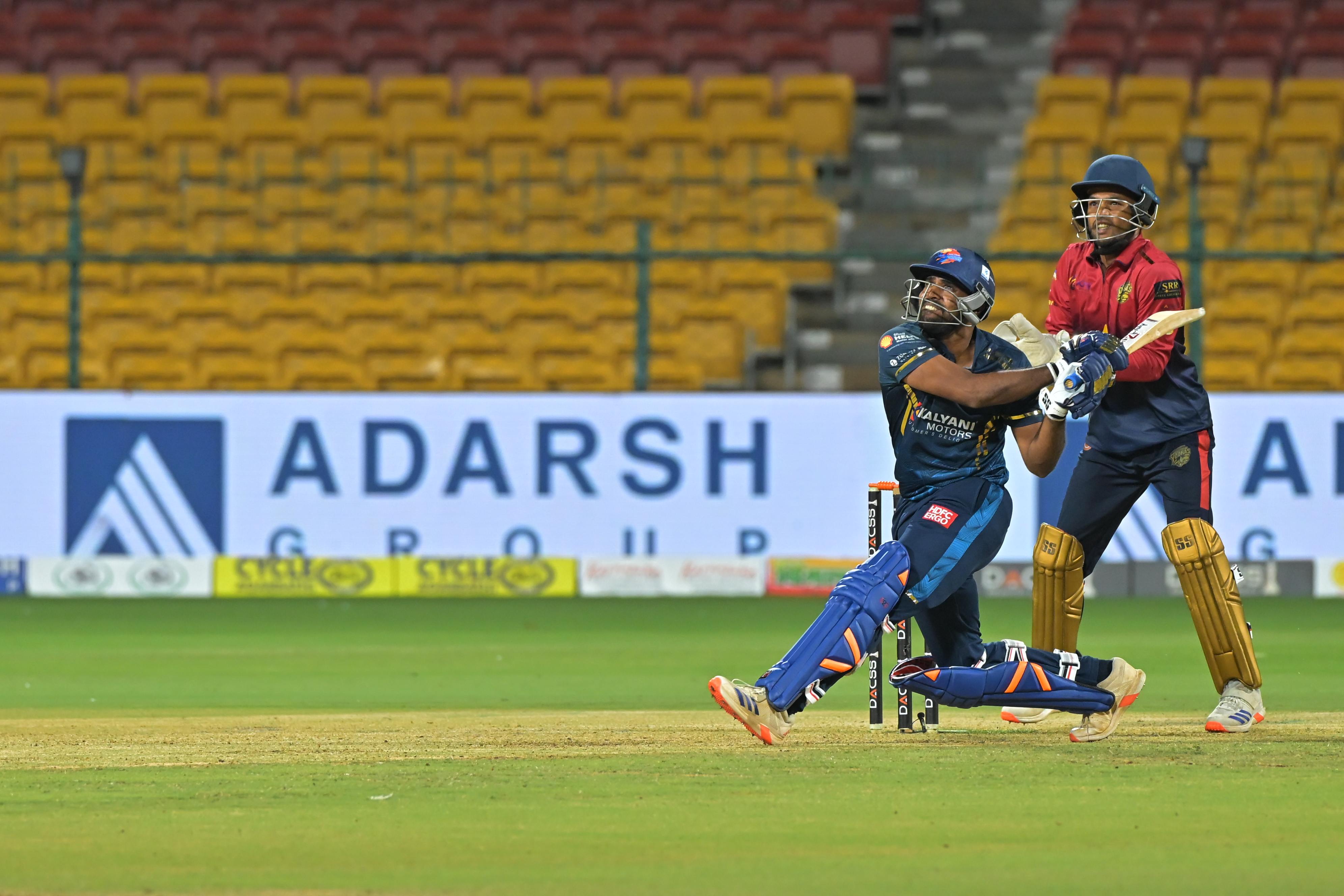 Shivamogga Yodhas crowned DACCS Maharaja Trophy KSCA T20 champions with four-wicket win over Bengaluru Blasters