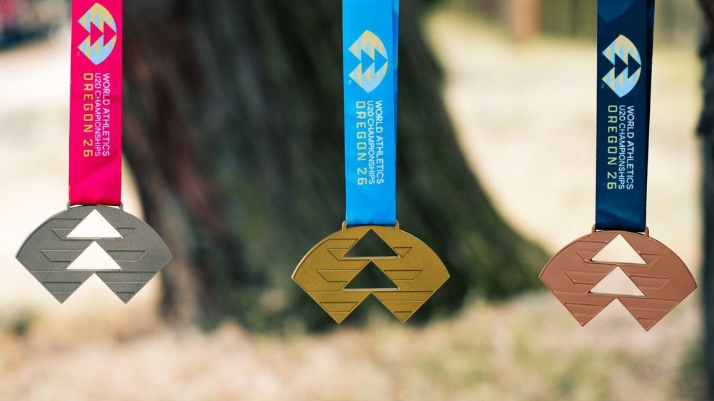 Medals unveiled for World Athletics U20 Championships Oregon 26
