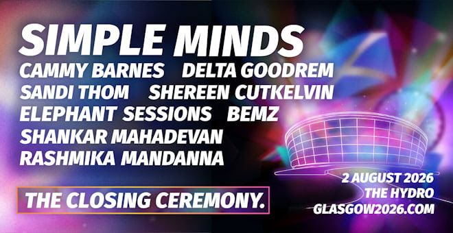 Simple minds rock Glasgow at the time of closing ceremony of the Commonwealth Games 2026