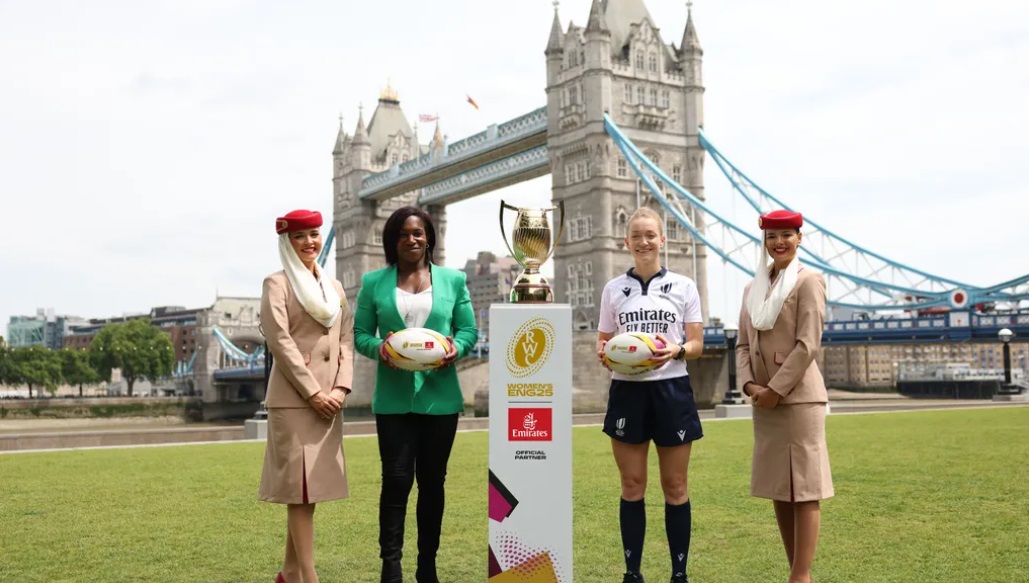 Emirates signs on as Official Partner of Women’s Rugby World Cup 2025