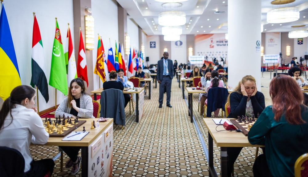 15-year-old local player Kesaria Mgeladze eliminates IM Pham Le Thao Nguyen at FIDE Women’s World Cup Day 2