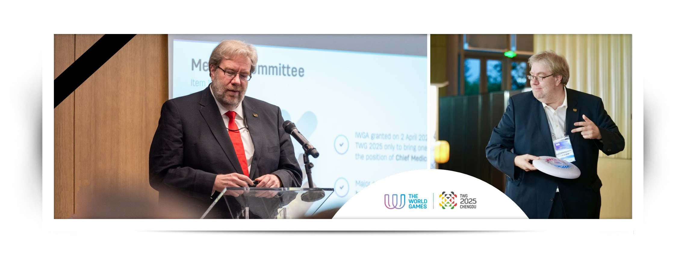 The World Games Family mourns the death of Volker Bernardi