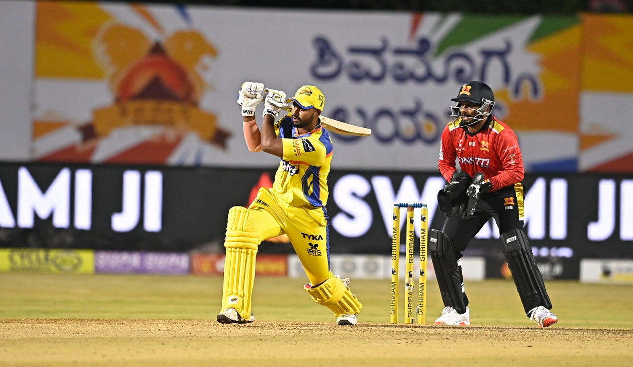 Shivamogga Lions - Mysore Warriors game ends in no result