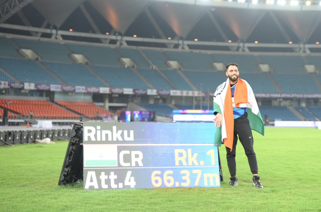 From losing his hand to turning heads, Rinku comes a long way with extraordinary World Para Athletics Championships gold