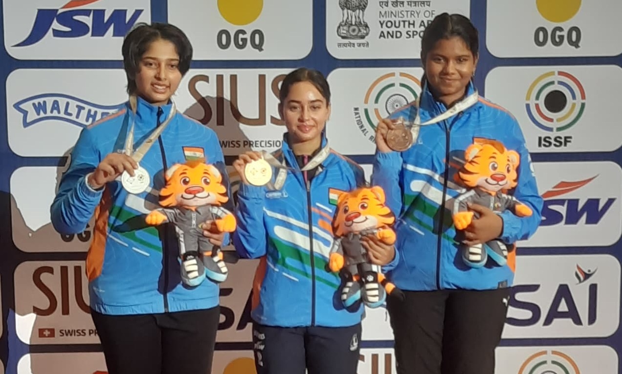 Clean sweep for India in women’s junior air rifle as hosts dominate Day 5 of ISSF Junior World Cup