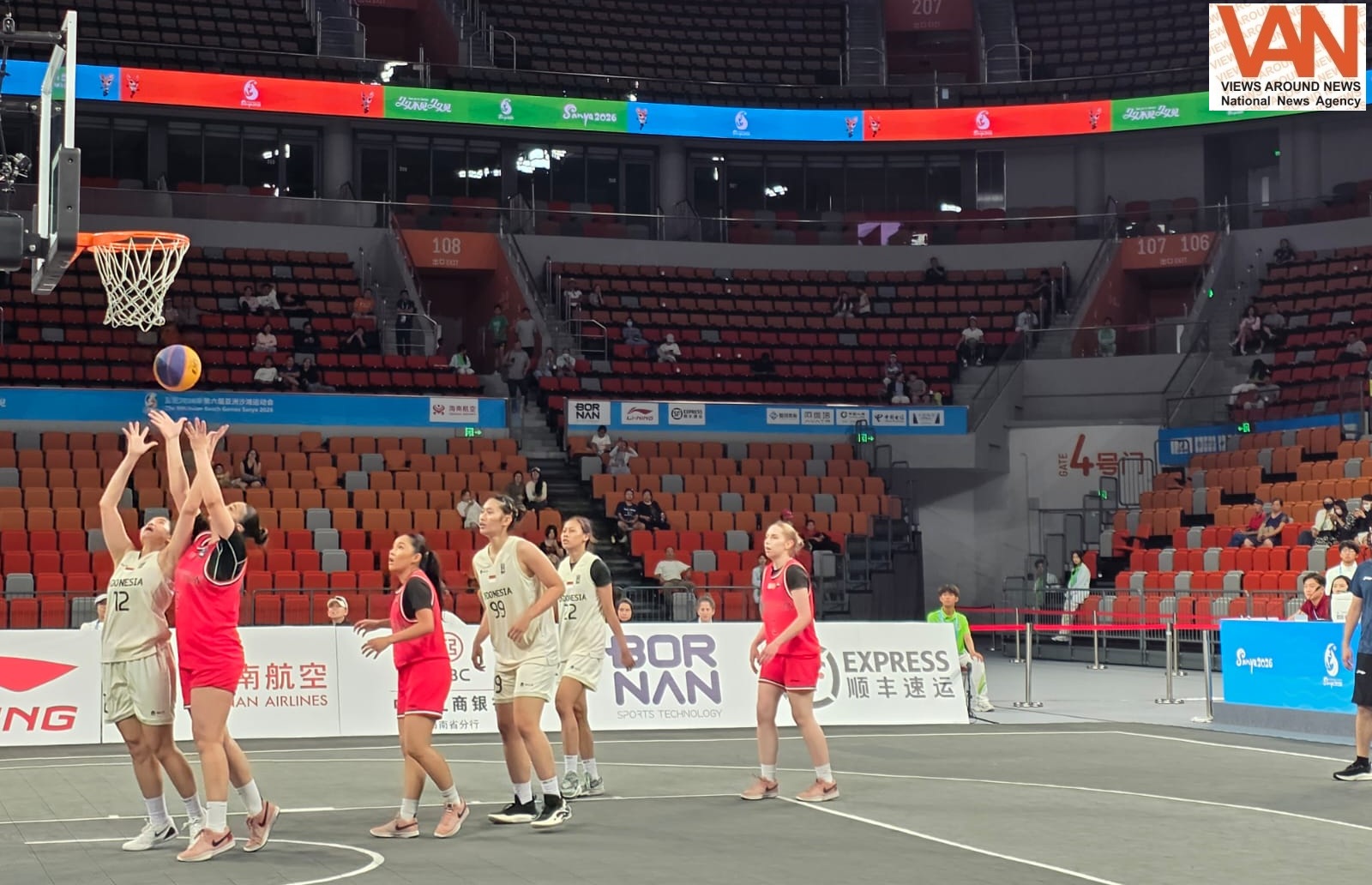 Indonesian women won the 3x3 basketball against Kyrgyzstan