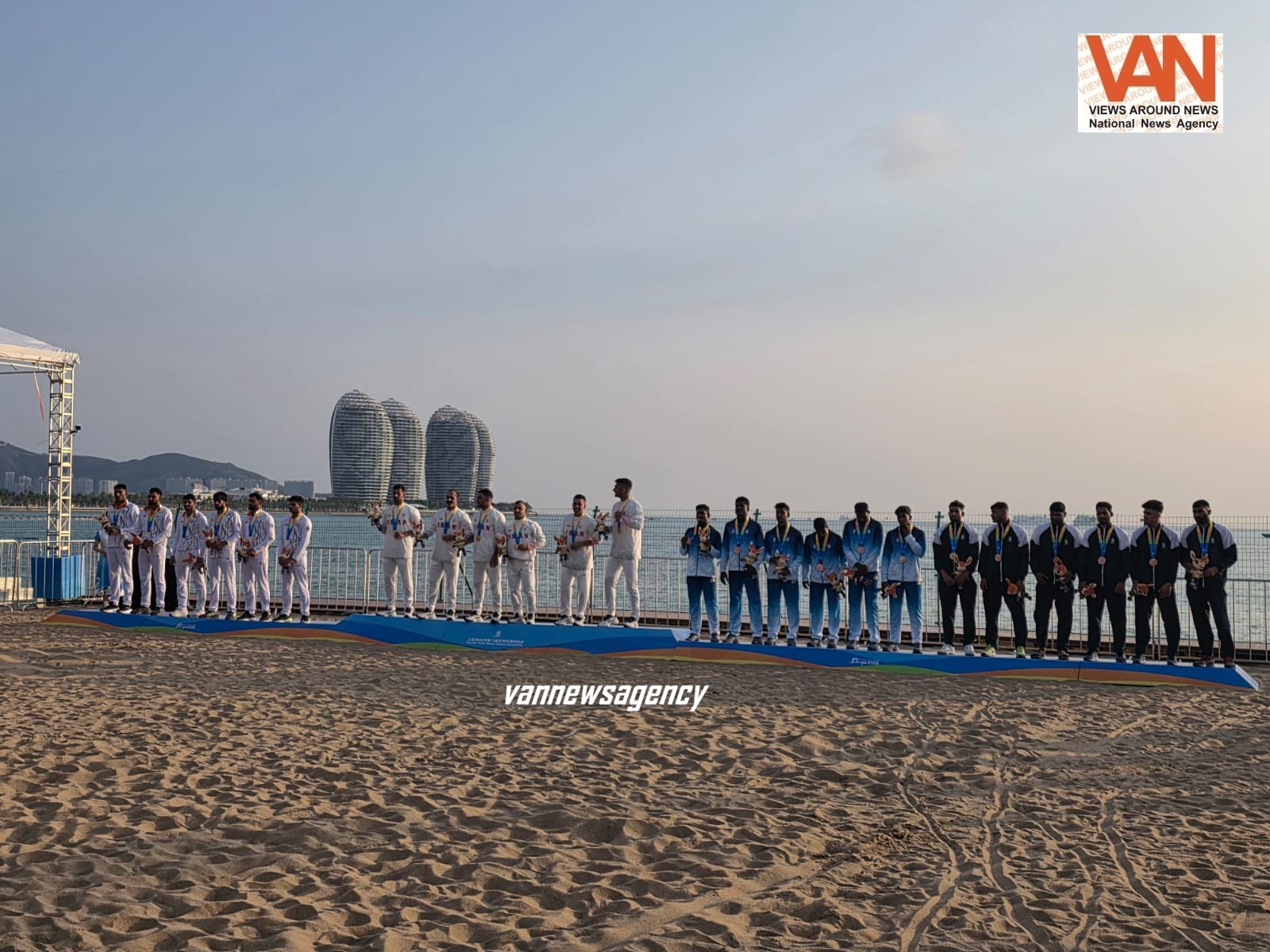 Victory Ceremony of Asian Beach Games Men's Kabaddi