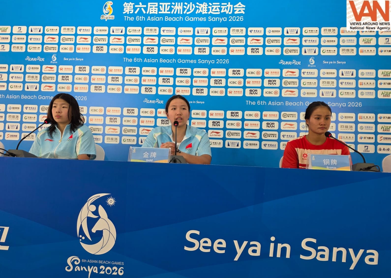 Debutants are on the podium in open water swimming 5km at Asian Beach Games Sanya 2026