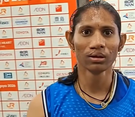 Deepti Jeevanji won gold in the women’s 400 meter 