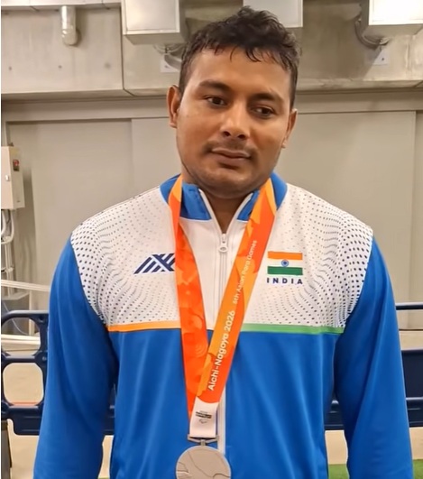 Manjeet dominated and grabbed Silver with personal best in javelin at Asian Para Games 2026