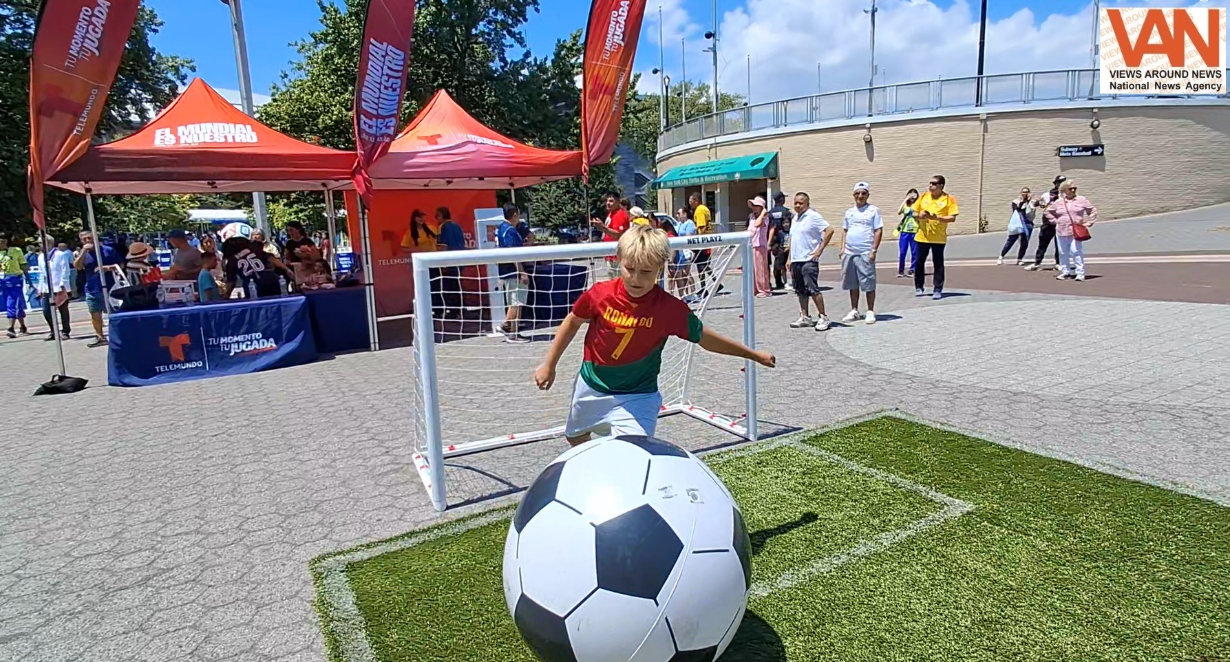 Volunteers of #fifaworldcup2026 at Fan Festival USTA BILLIE JEAN KING TENNIS CENTER NYNJ
